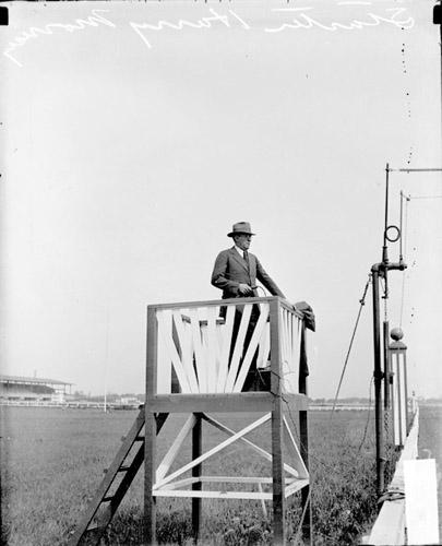 ECC | [Horse racing, Harry Morrissey, race starter, standing on a